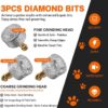 715wupMczAL._AC_SL1500_.jpg Whisper Quiet Dog Nail Grinder with 4 LED Lights, Safe & Stress-Free for Sensitive Dogs Cats of All Breeds & Sizes, 3 Grinding Bits, 3-Speed, Pet Nail Trimmers, Rechargeable Painless Grooming Kit