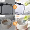 3 in 1 Cup Lid Gap Cleaning Brush Set, Multifunctional Bottle Cleaning Brush, Silicone Cup Lid Gap Cleaner, Home Kitchen Crevice Cleaning Tools (Multicolored)