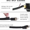 7182y0Y1DtL._AC_SL1500_.jpg N NOROCME 192 PCS Cable Management Kit 4 Wire Organizer Sleeve,11 Cable Holder,35Cord Clips 10+2 Roll Cable Organizer Straps and 100 Fastening Cable Ties for Computer TV Under Desk, black,clear