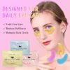 PEAUAMIE Under Eye Patches Gold and Hyaluronic Acid for puffy eyes,Rose Eye Masks for Dark Circles and Puffiness skin care Smooth Wrinkles products 30 Pairs