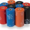 Best Pet Supplies Dog Poop Bags for Waste Refuse Cleanup, Doggy Roll Replacements for Outdoor Puppy Walking and Travel, Leak Proof and Tear Resistant, Thick Plastic - Assorted, 150 Bags