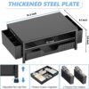 718v7KQycaL._AC_SL1500_.jpg OPNICE Desk Organizers and Accessories, Computer Monitor Stand Riser with Drawer and 2 Pen Holders, Printer & Laptop Stand, Office Desk Accessories & Workspace Organizers for Home Office Supplies, Black