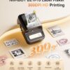 NIIMBOT B21 Pro Label Maker, 300DPI HD Label Printer, Ideal for Notes,Photos, Study Graphics, Memo Maker,50x30mm Label(Black)