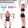 719UCA8uXGL._AC_SL1500_.jpg Pilates Bar Kit with Resistance Bands, Multifunctional Pilates Bar for Women & Men with Heavy-Duty Metal Adjustment Buckle, Pilates Home Equipment for Full BodyWorkouts