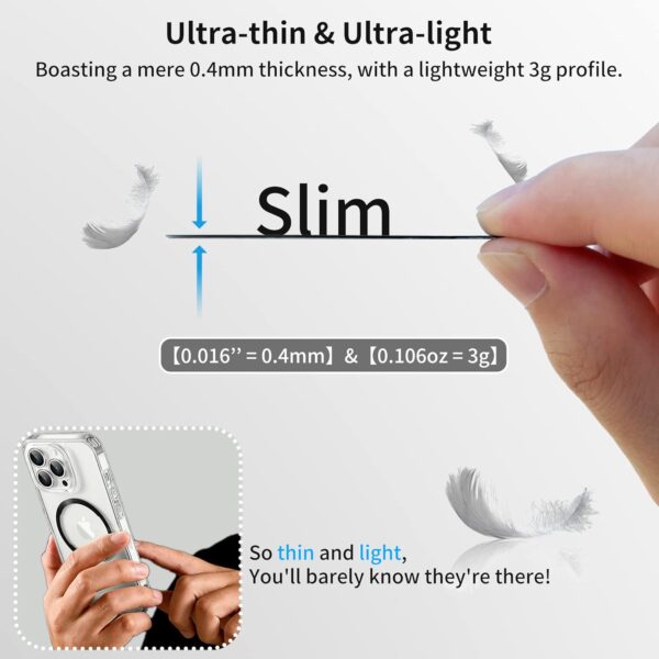 71A2U-kfcXL._AC_SL1500_.jpg Aothey Universal Metal Rings Compatible with Magsafe Sticker,Magnetic Ring for Phone Cases & Wireless Charging, 6 Pack (2 Black,2 White & 2 Silver)