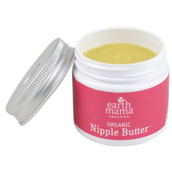 71A52v30FL._SL1500_.jpg Earth Mama Organic Nipple Butter™ | Nipple Cream Safe for Breastfeeding | Postpartum Essentials for Nursing | Non Lanolin Nipple Cream, 2-Fluid Ounce