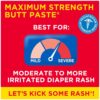 71AC78Fv2PL._SL1500_.jpg Boudreaux’s Butt Paste Max Strength Diaper Rash Cream for Baby, Ointment With Zinc Oxide, 2 oz Tube