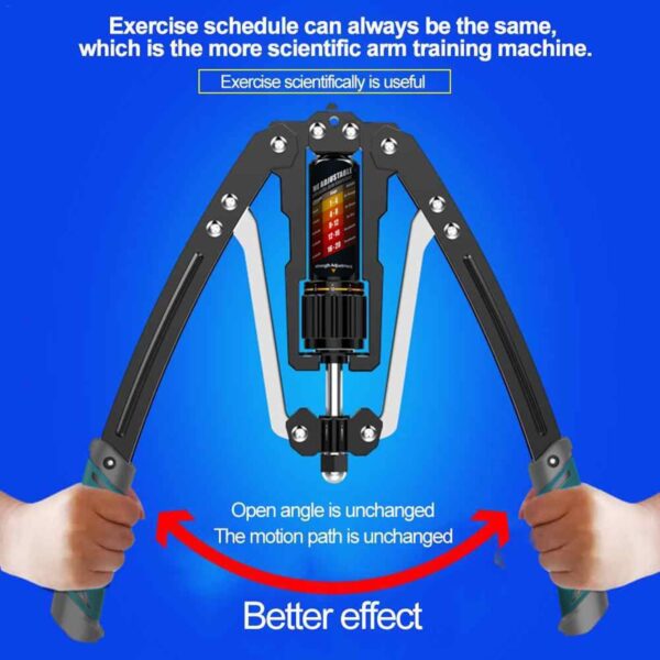 71AEE2Z8SML._AC_SL1500_.jpg EAST MOUNT Twister Arm Exerciser - Adjustable 22-440lbs Hydraulic Power, Home Chest Expander, Shoulder Muscle Training Fitness Equipment, Arm Enhanced Exercise Strengthener.