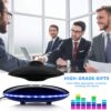 71AIFcsGaOS._AC_SL1500_.jpg Magnetic Levitating Bluetooth Speaker, Levitating UFO Speakers with LED Lights, 360 Degree Rotation,Wireless Floating Speakers for Home Office Decor Cool Tech Gadgets,Creative Gifts