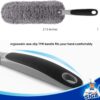 71Abfu3ZtDL._AC_SL1500_.jpg MR.SIGA Lint Free Microfiber Duster, Washable Duster for Household Cleaning Gray