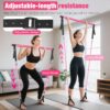 Bbtops Pilates Bar Kit with Resistance Bands,Pilates Bar with Stackable Bands Workout Equipment for Legs,Hip,Waist and Arm,Exercise Fitness Equipment for Women & Men Home Gym Yoga Pilates