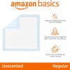 71ApeGMlewL._AC_SL1500_.jpg Amazon Basics Leak-Proof Dog and Puppy Potty Training Pee Pads with Quick-Dry 5-Layer Super Absorbent Design, Regular Size 22 x 22 inch, Blue & White, 100 Count