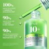 71AwKGfPhBL._SL1500_.jpg Anua Azelaic Acid 10 Hyaluron Redness Soothing Serum, Facial Serum for Blemish-Prone & Oily-Prone Skin, Lightweight & Hydrating Blemish Care, Hyaluronic Acid, Korean Skincare, 1.01 fl oz.