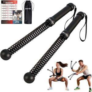 71B9dazJYnL._AC_SL1500_.jpg Weighted Ropeless Battle Ropes, Heavy Duty Portable Cordless Battle Ropes for Home Gym with Poster, Workout Exercise Rope for Strength Building, HIIT and Low-Impact Aerobic Training for Men & Women