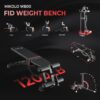 Mikolo Smith Machine with Weight Stack, Power Cage Home Gym System with LAT Pulldown & Cable Crossover, Multi-Functional Trainer with Dual Pulley System, Includes 10+ Free Attachments