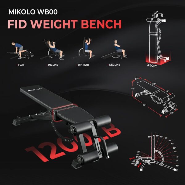 Mikolo Smith Machine with Weight Stack, Power Cage Home Gym System with LAT Pulldown & Cable Crossover, Multi-Functional Trainer with Dual Pulley System, Includes 10+ Free Attachments