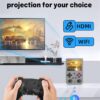 RG353V Retro Handheld Game with Dual OS Android 11 and Linux,RG353V with 64G TF Card Pre-Installed 4452 Games Supports 5G WiFi 4.2 Bluetooth Online Fighting,Streaming and HDMI (RG353V-GRAY-NEW)