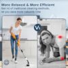 71Baa5j8cFL._SL1500_.jpg Bomves Electric Spin Scrubber, Cordless Cleaning Brush Scrubber for Home, 8 Replaceable Brush Heads-90Mins Work Time, 3 Adjustable Size, 2 Speeds for Bathroom Shower Bathtub Glass Car