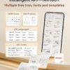 NIIMBOT B21 Pro Label Maker, 300DPI HD Label Printer, Ideal for Notes,Photos, Study Graphics, Memo Maker,50x30mm Label(Black)