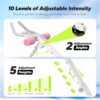 MERACH Ab Machine, Ab Workout Equipment, Adjustable Ab Trainer Machine for Abs Workout at Home Gym, Foldable, Knee Protection, Abdominal Trainer for Stomach Workout