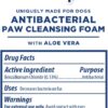 Wet Ones for Pets Antibacterial Dog Paw Cleaner with Built-in Scrubber Brush, Tropical Splash Scent - Foaming Cleanser for Dog Paws - Paw Washer & Grooming Care, 5 Ounce