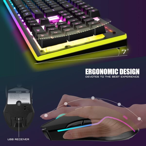 71D5rWDilVL._AC_SL1500_.jpg RedThunder K10 Wireless Gaming Keyboard and Mouse Combo, RGB Backlight Rechargeable 3800mAh Battery, 26-Key Anti-ghosting Keyboard + 7D 3200DPI Mice for PC Gamer
