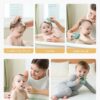 71DFu1jEzL._AC_SL1500_.jpg Momcozy Elite Baby Kit, Superior Baby Shower & Registry Essential Kit for Grooming & Health & Cleansing Care, Electric Nail File & Nasal Aspirator,Tummy Wrap,Thermometer,Bath Brush,Teether,Storage Bag