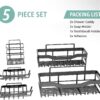 71Di-qtbiLL._AC_SL1500_.jpg GD Adhesive Shower Caddy 5 Pack – Rustproof Stainless Steel No-Drill Bathroom Organizer Shelves with Large Capacity, Waterproof Storage Racks for Shower, Kitchen, Dorm, Apartment, and Home