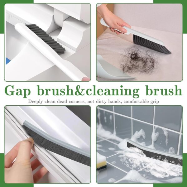 71E1EnDNFtL._AC_SL1500_.jpg 15pcs Crevice Cleaning Brush, Hard Bristle Scrub Brushes Tools, Multifunctional Grout Brush for Home, Bathroom, Ktichen, Window and Corners