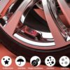 71EgWsEYCPL._AC_SL1500_.jpg 4PCS Dice Style Tire Valve Stem Caps, with O Rubber Ring, Universal Aluminium Alloy Dustproof Tire Valve Stem Covers for Cars, SUV, Trucks, Bikes, Motorcycles, Bicycles(Red)
