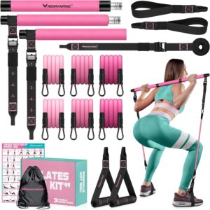 71EsfGiZXL._AC_SL1500_.jpg Pilates Bar Kit with Resistance Bands, Multifunctional Pilates Bar for Women & Men with Heavy-Duty Metal Adjustment Buckle, Pilates Home Equipment for Full BodyWorkouts