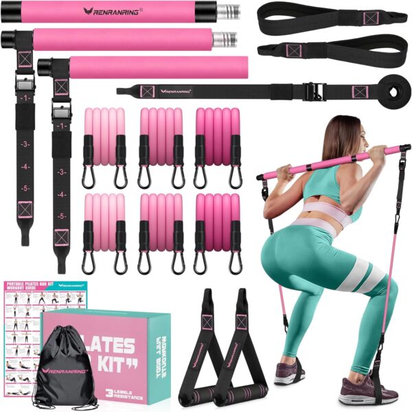 71EsfGiZXL._AC_SL1500_.jpg Pilates Bar Kit with Resistance Bands, Multifunctional Pilates Bar for Women & Men with Heavy-Duty Metal Adjustment Buckle, Pilates Home Equipment for Full BodyWorkouts