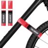 71F5jPLEJL._AC_SL1500_.jpg Trilancer Bike Rack Straps with Extra-Wide Silicone Anti-Slip Coating, 2-Pack Adjustable Bike Wheel Stabilizer Strap with Hook and Loop for Car and Wall Mount, Transportation and Storage (26''x1.5'')