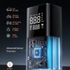 71Fqj1oDT1L._AC_SL1500_.jpg AstroAI L7 Tire Inflator Portable Air Compressor Cordless Mini Bike Pump with Digital Dual Values Display, 150 PSI Car Tires Air Pump with LED Lights&Pressure Gauge for Auto, Motorcycles, Bikes, Balls