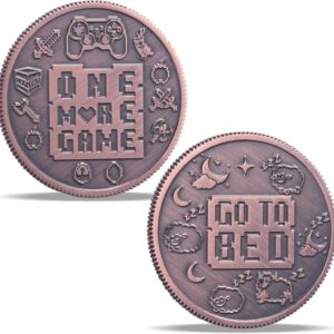 Ultimate Gamer Gift for Men - Double Sided Decision Maker Coin for Boyfriend, Husband & Gamers | Stress-Relieving Gaming Accessories for Birthday, Christmas & Valentines Day, Gamer Stocking Stuffer