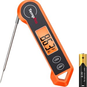 71GAhr0v1hL._AC_SL1500_.jpg ThermoPro Digital Instant Read Meat Thermometer for Grilling Waterproof Kitchen Cooking Food Thermometer with Ambidextrous Backlit for BBQ Grill Smoker Oil Fry Candy Thermometer