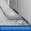 Retractable Gap Dust Cleaner Cleaning Tools with 2 Microfiber Dusting Cloths Long Handle 60inches Washable and Retractable Duster Brush for Cleaning Under Appliances Furniture Couch Fridge