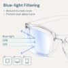 71GrhjNKK3L._AC_SL1500_.jpg Gaoye Eyewear Frames for Men - Blue Light Blocking Square Glasses, Anti UV Ray Computer Gaming, Blue Blockers for Women