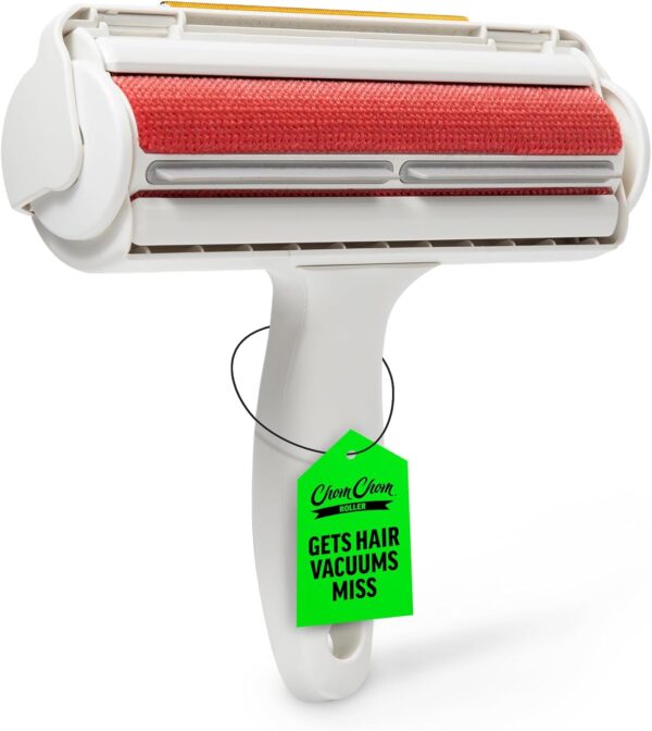 71GxXjHoq9L._AC_SL1500_.jpg ChomChom Roller & Rake – Reusable Pet Hair Removal Roller with Rake Attachment for Cat & Dog Fur on Furniture, Couch, Carpet, Car, Rugs, Bedding & More– Portable, Eco-Friendly