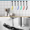 71HEh0Zf3WL._AC_SL1500_.jpg 6Pcs Hard Bristle Crevice Cleaning Brush, Multifunctional Premium Crevice Cleaning Tool, Designed for Cleaning Narrow Spaces, Suitable for Toilet, Faucets,Kitchen,Grout, KOSPRIE