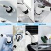 Highyes Electric Spin Scrubber for Cleaning Bathroom: Cordless Power Shower Scrubber - Electric Cleaning Brush for Tile Tub