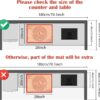 71Hr40tQZL._AC_SL1500_.jpg Non-slip Silicone Pastry Mat Extra Large with Measurements 28''By 20'' for Silicone Baking Mat, Counter, Dough Rolling, Oven Liner,Fondant/Pie Crust By Folksy Super Kitchen Red