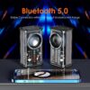 71I82ky18HL._AC_SL1500_.jpg Portable Bluetooth Speaker with Lights, Transparent Wireless Mini Bluetooth Speaker with TWS, Perfect Small Speaker HD Sound and Bass for Office, Home, Shower, Room, Bike, Car (Black)