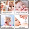 Baby Healthcare and Grooming Kit for Newborn Kids, 24PCS Upgraded Safety Baby Care Kit, Newborn Nursery Health Care Set, Baby Care Product (Grey White)