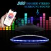 71J3qIpe1OS._AC_SL1500_.jpg Magnetic Levitating Bluetooth Speaker, Levitating UFO Speakers with LED Lights, 360 Degree Rotation,Wireless Floating Speakers for Home Office Decor Cool Tech Gadgets,Creative Gifts