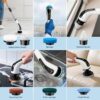 71JcCFsZrcL._SL1500_.jpg Bomves Electric Spin Scrubber, Cordless Cleaning Brush Scrubber for Home, 8 Replaceable Brush Heads-90Mins Work Time, 3 Adjustable Size, 2 Speeds for Bathroom Shower Bathtub Glass Car