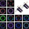 Bike Wheel Lights (2 Pack) - Waterproof LED Bicycle Spoke Tire Lights - Great Gift for Kids Adults - 30 Different Patterns Change - Bike Accessories - Black