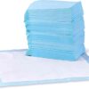 71LHksRF15L._AC_SL1500_.jpg Amazon Basics Leak-Proof Dog and Puppy Potty Training Pee Pads with Quick-Dry 5-Layer Super Absorbent Design, Regular Size 22 x 22 inch, Blue & White, 100 Count
