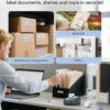 71M18WeDrrL._AC_SL1500_.jpg NIIMBOT B1 Label Maker Machine, Thermal Label Printer Easy to Use for Office, Home, Business, Came with 1 Roll White Label(Blue)