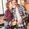 71MAX-2zs8L._AC_SL1500_.jpg Cooking Spoon for Nonstick Cookwares, Great for Cooking and Serving Sturdy BPA-Free Matte Silicone, Wood Handle Spoon for Mixing, Scoop, and Scrape (Black & Grey, 11.4 inch)